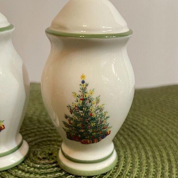 Christopher Radko Holiday Celebrations salt & pepper shakers NWT - Picture 4 of 9